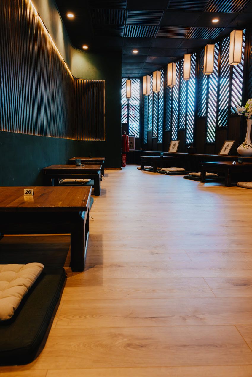 Das Amami Restaurant in Kiel - Interior - Sitzbereiche